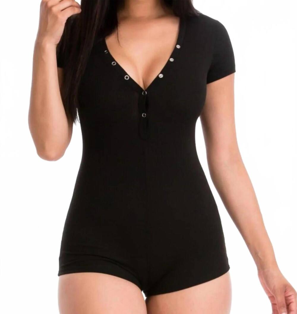 NEW CAPELLA robin romper in black